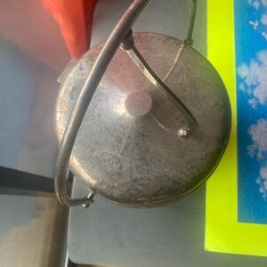 Vintage Metal Teapot with Handle